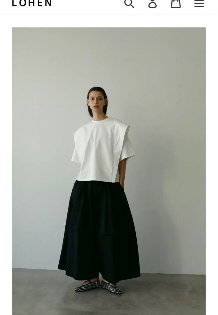 LOHEN ボリュームスカートパンツ