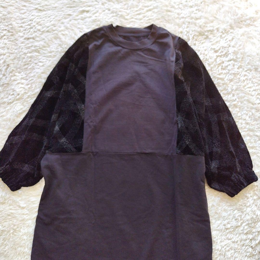 中川政七商店【数量限定】布ぬのワンピース　やたらフロック 黒