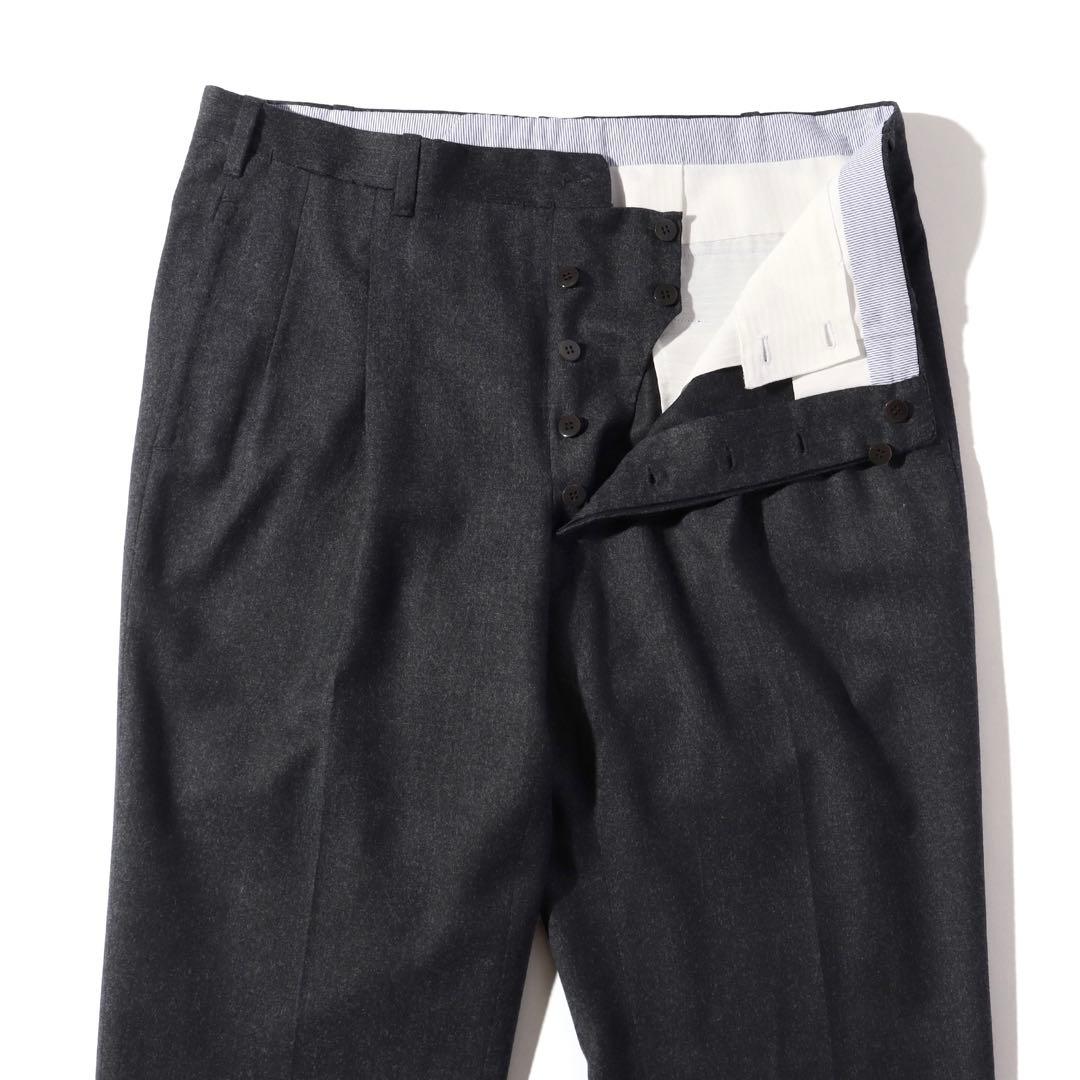 サルトリア チッチオ パンツ スラックス チャコール グレー 52 XL相当