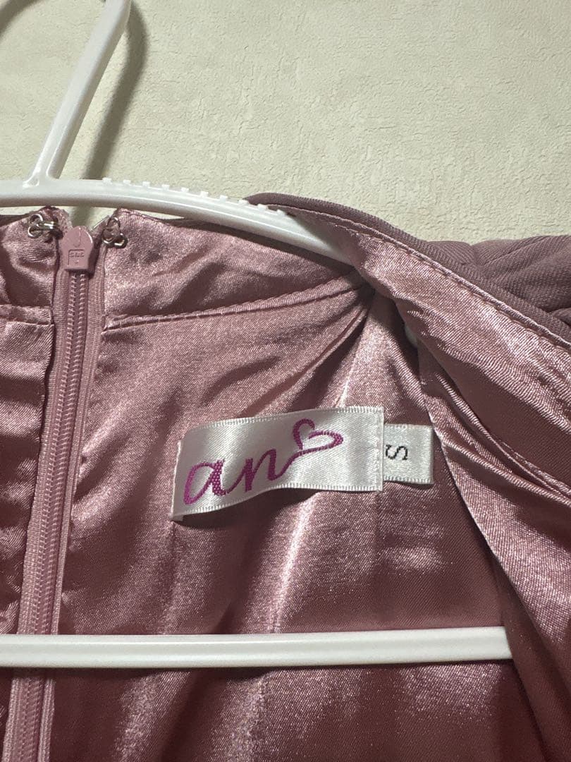 an ピンク フリルドレス S