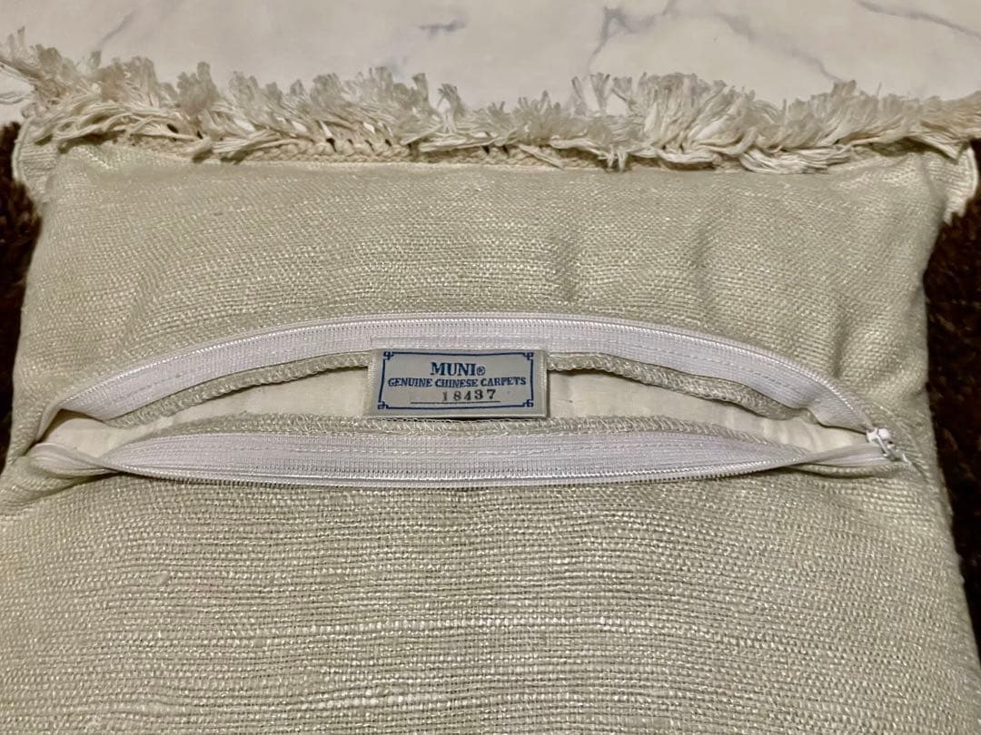 希少 レア MUNI CARPETS ムニ 段通 高級 クッション