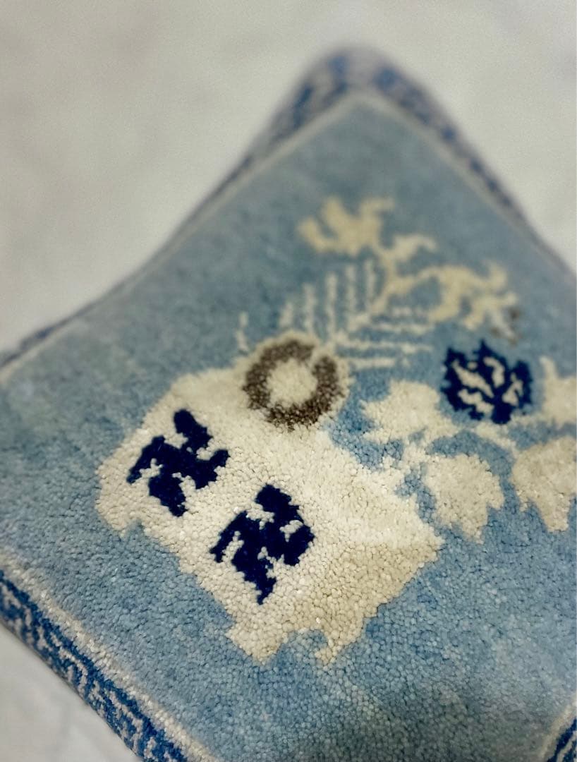 希少 レア MUNI CARPETS ムニ 段通 高級 クッション