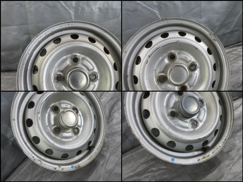 M155　日産純正ホイール12×3.50B　4H/100　4本U71クリッパー