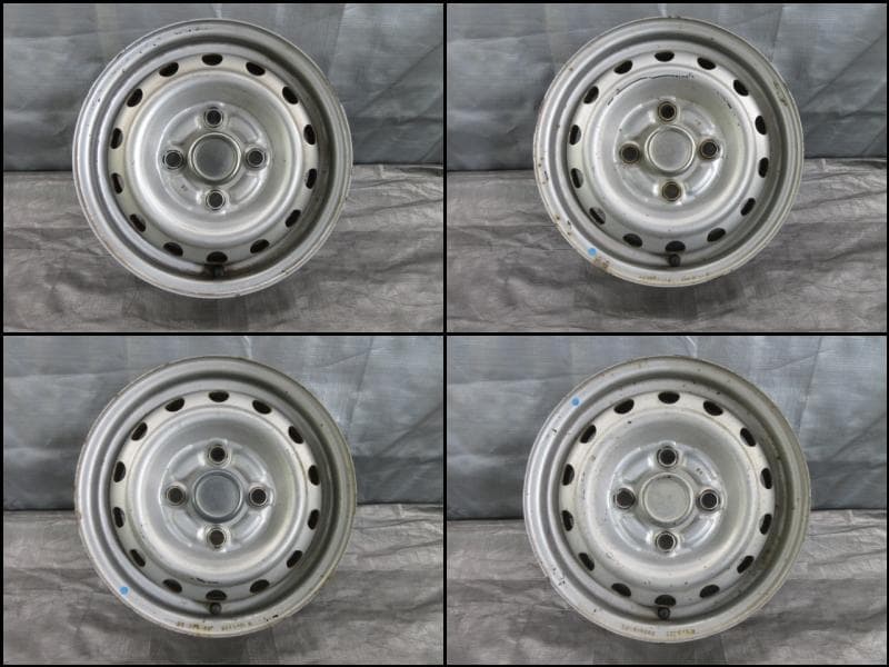 M155　日産純正ホイール12×3.50B　4H/100　4本U71クリッパー