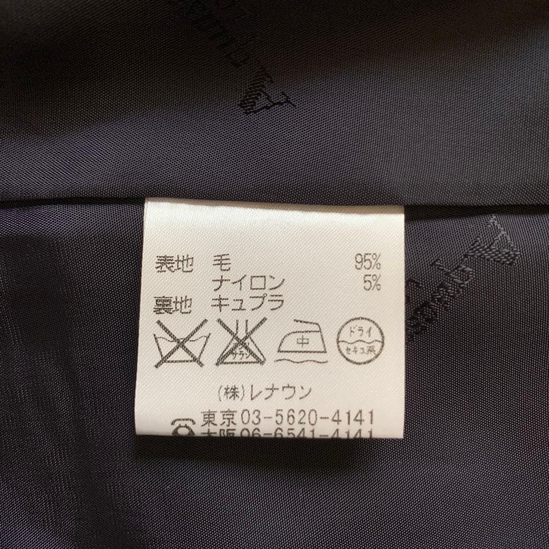 【美品】 アクアスキュータム　ジャケット　ウール　金ボタン　Aマーク　紺　9