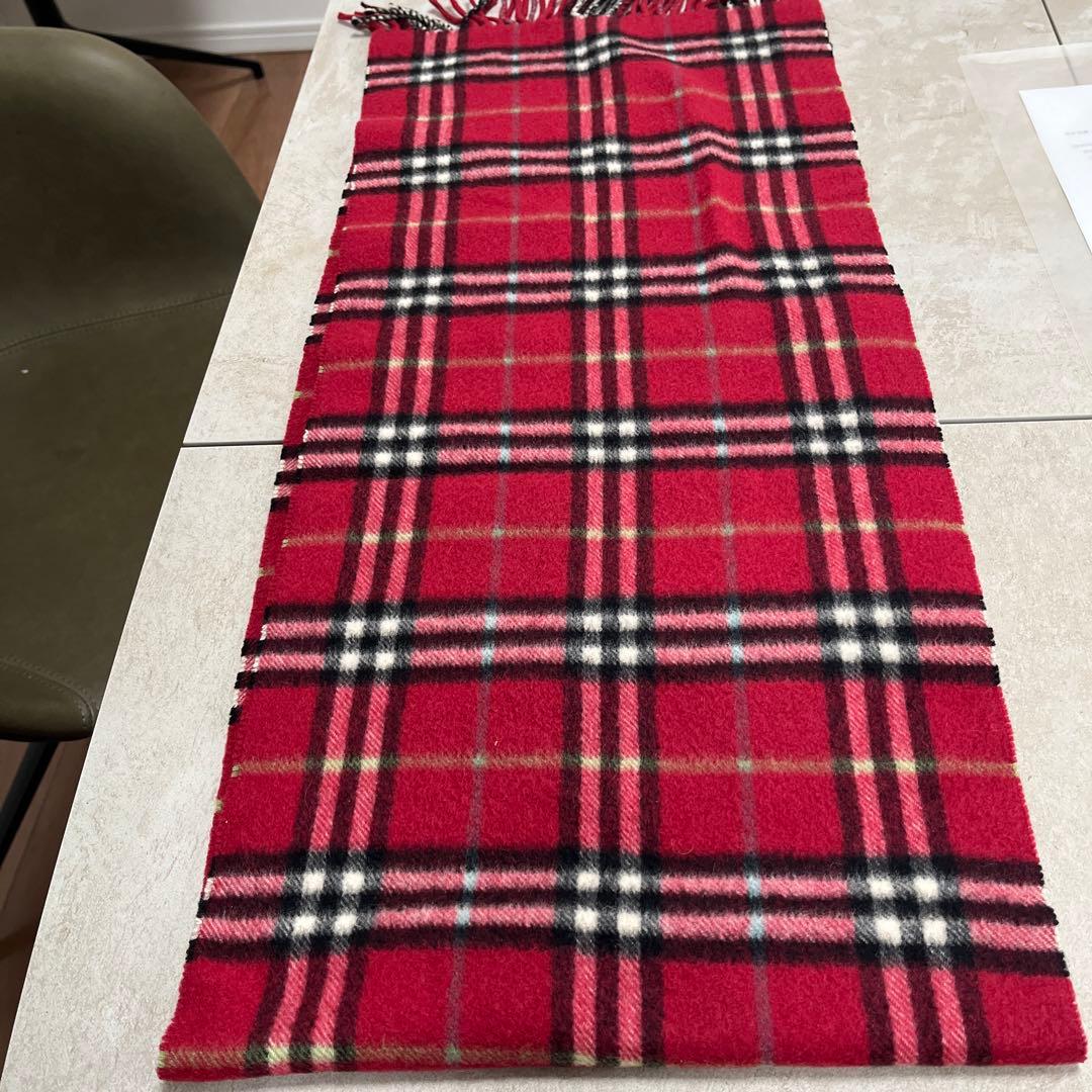 BURBERRY タータンチェック ウールストール