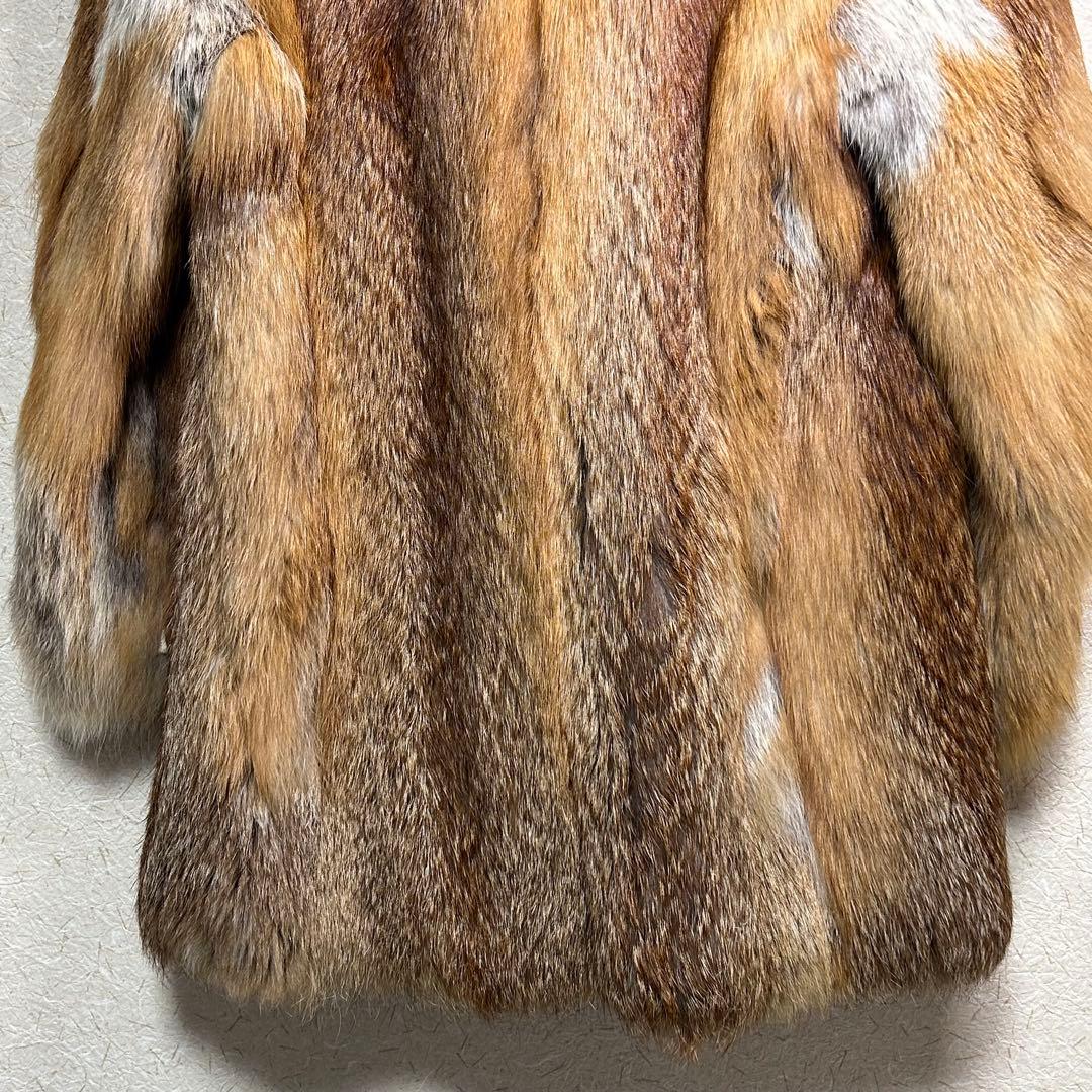定価65万　フォックス　毛皮　コート　レディース　ブラウン