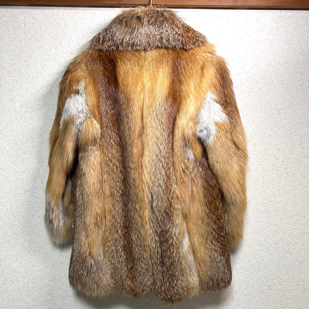 定価65万　フォックス　毛皮　コート　レディース　ブラウン