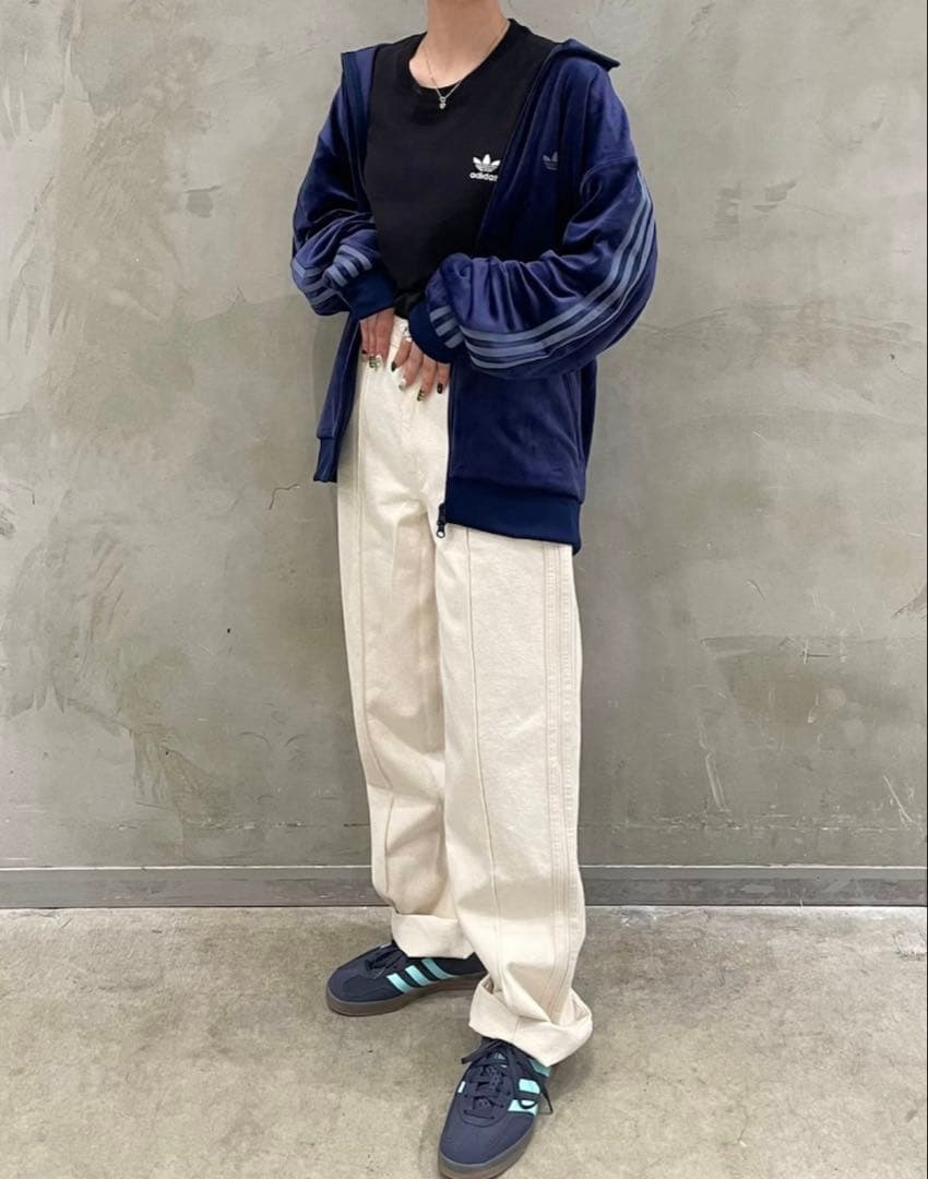 【美品】adidas Originals ベロア トラックジャケット 2XS