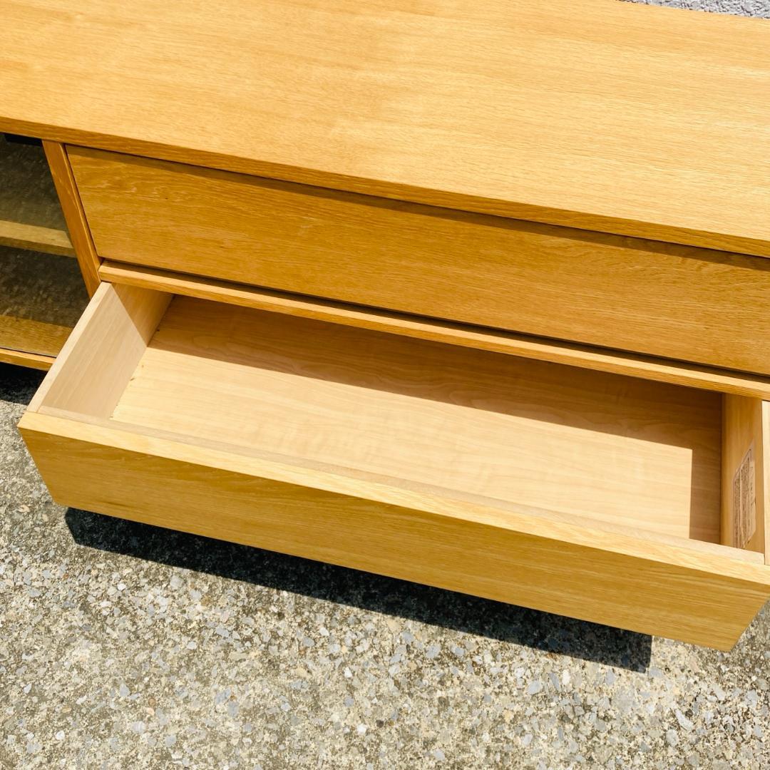 無印良品 テレビボード オーク材