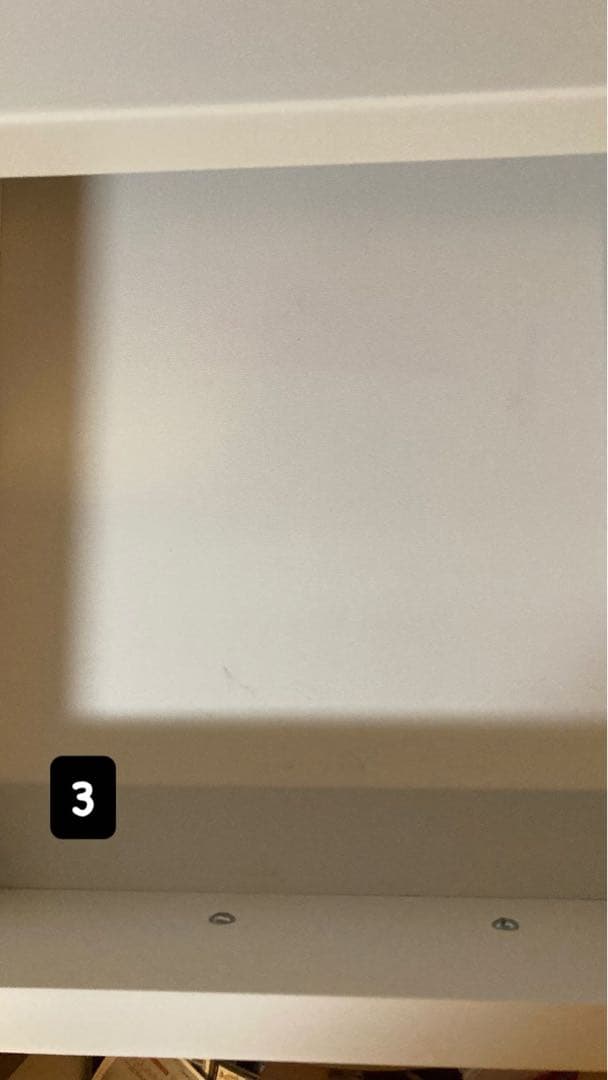 ニトリ　ホワイト食器棚 ガラス扉付き