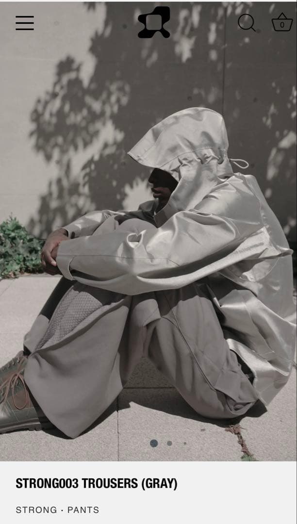 パンツ STRONG 003 TROUSERS (GRAY) OURS 46