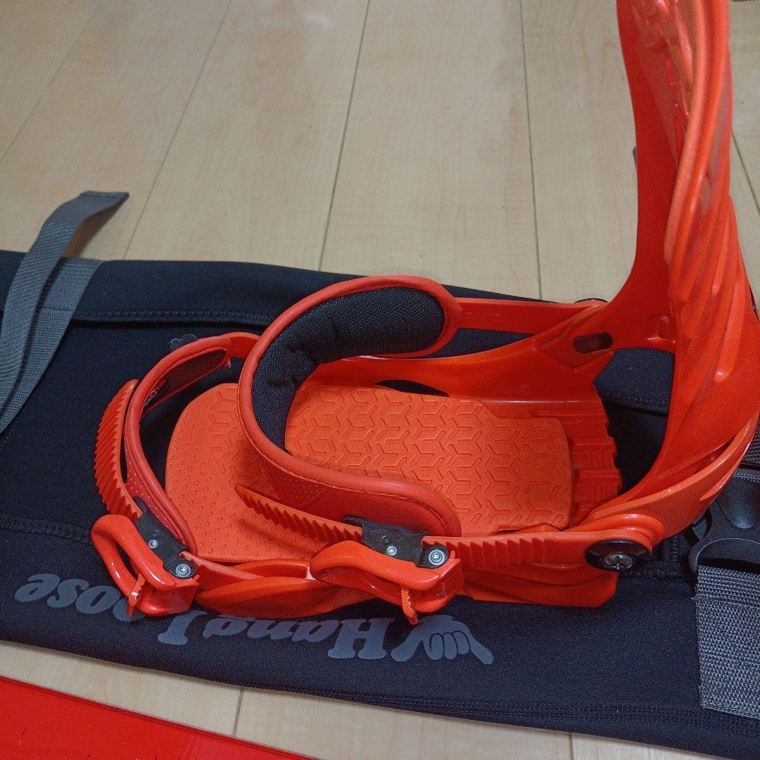 良品スノーボード 、バインディング、ソールカバー三点セット