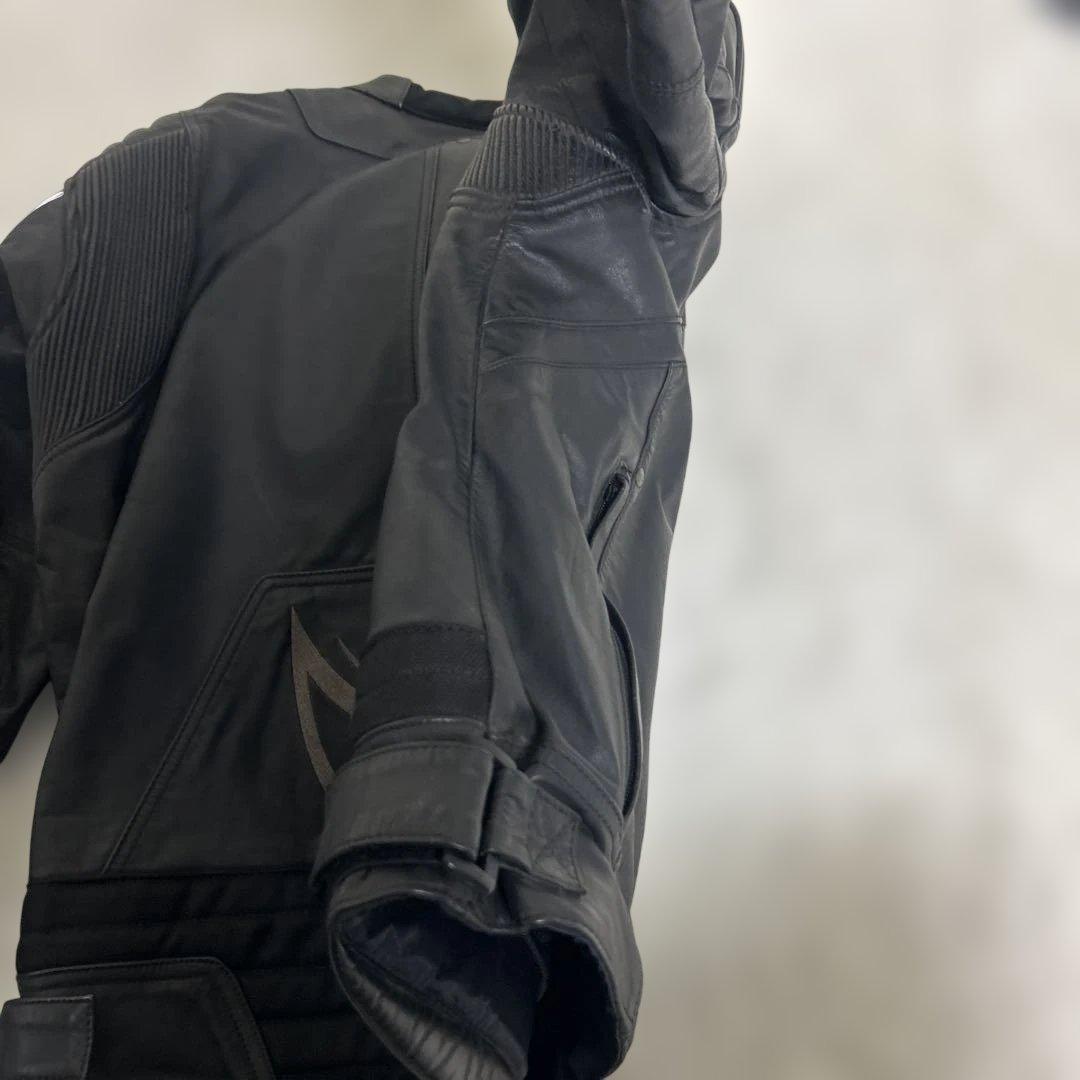 【良品】BERIK 本革 バイクジャケット 58サイズ　プロテクター