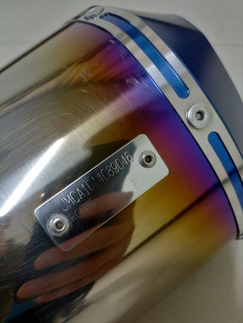 VFR800F ワイバン　クロスオーバル チタンドラッグブルー　RC79