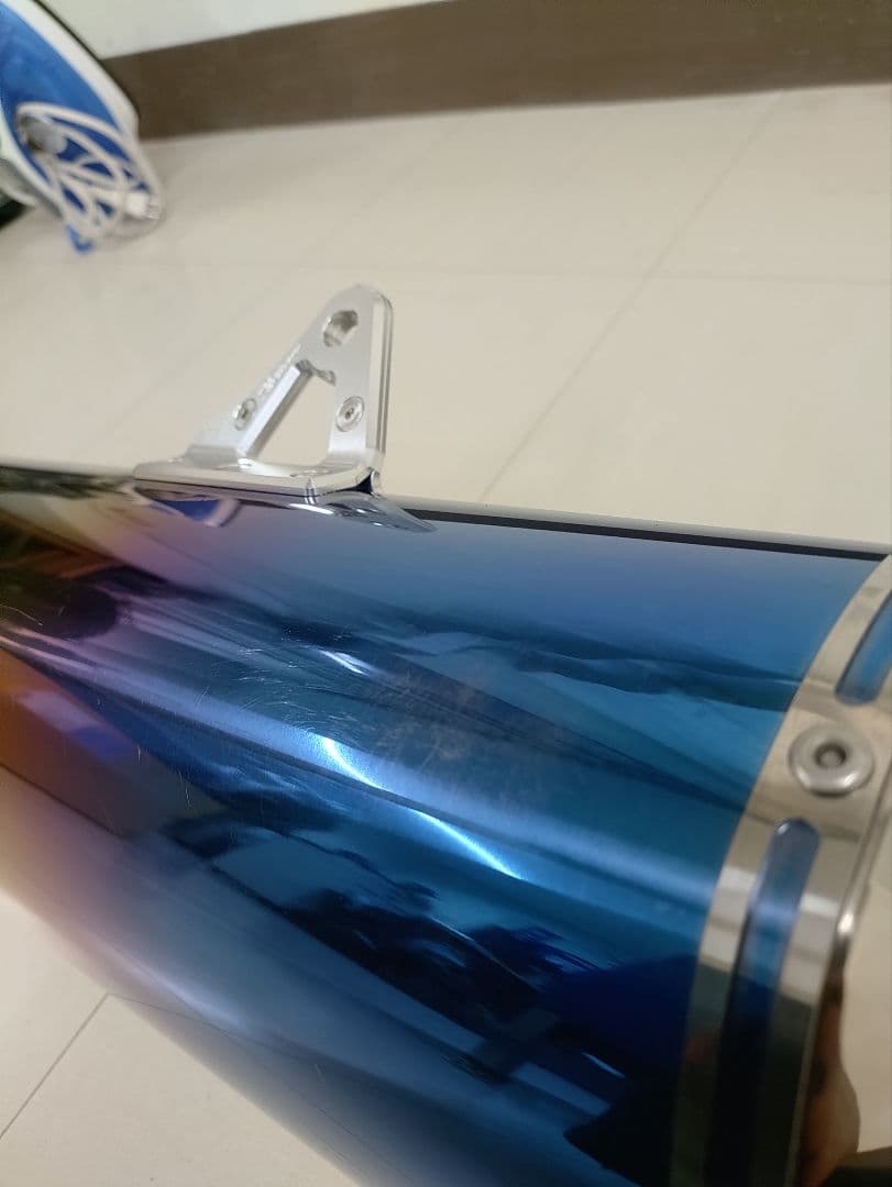 VFR800F ワイバン　クロスオーバル チタンドラッグブルー　RC79