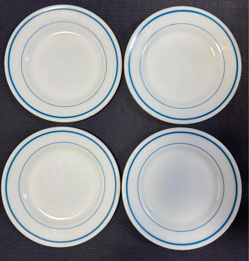 い*め様 米軍 実物 OLD PYREX プレート 海軍②