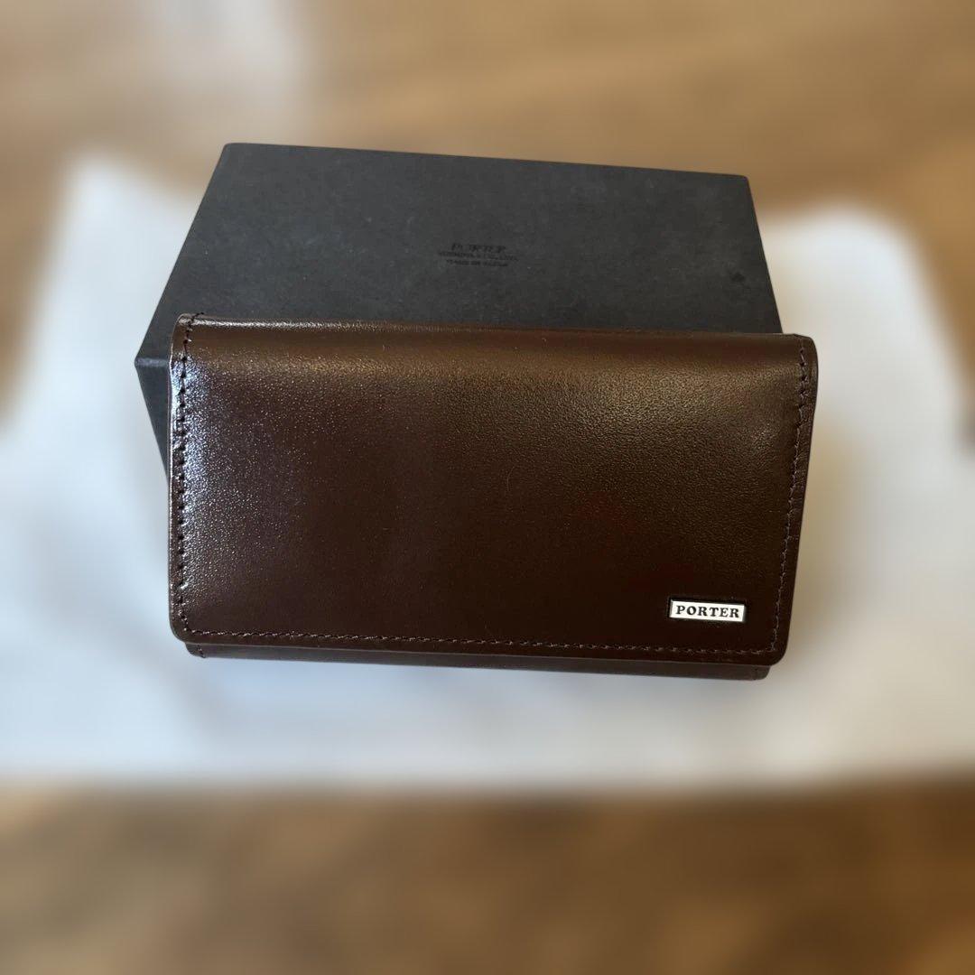 新品　PORTER レザー 4連 キーケース 箱付き