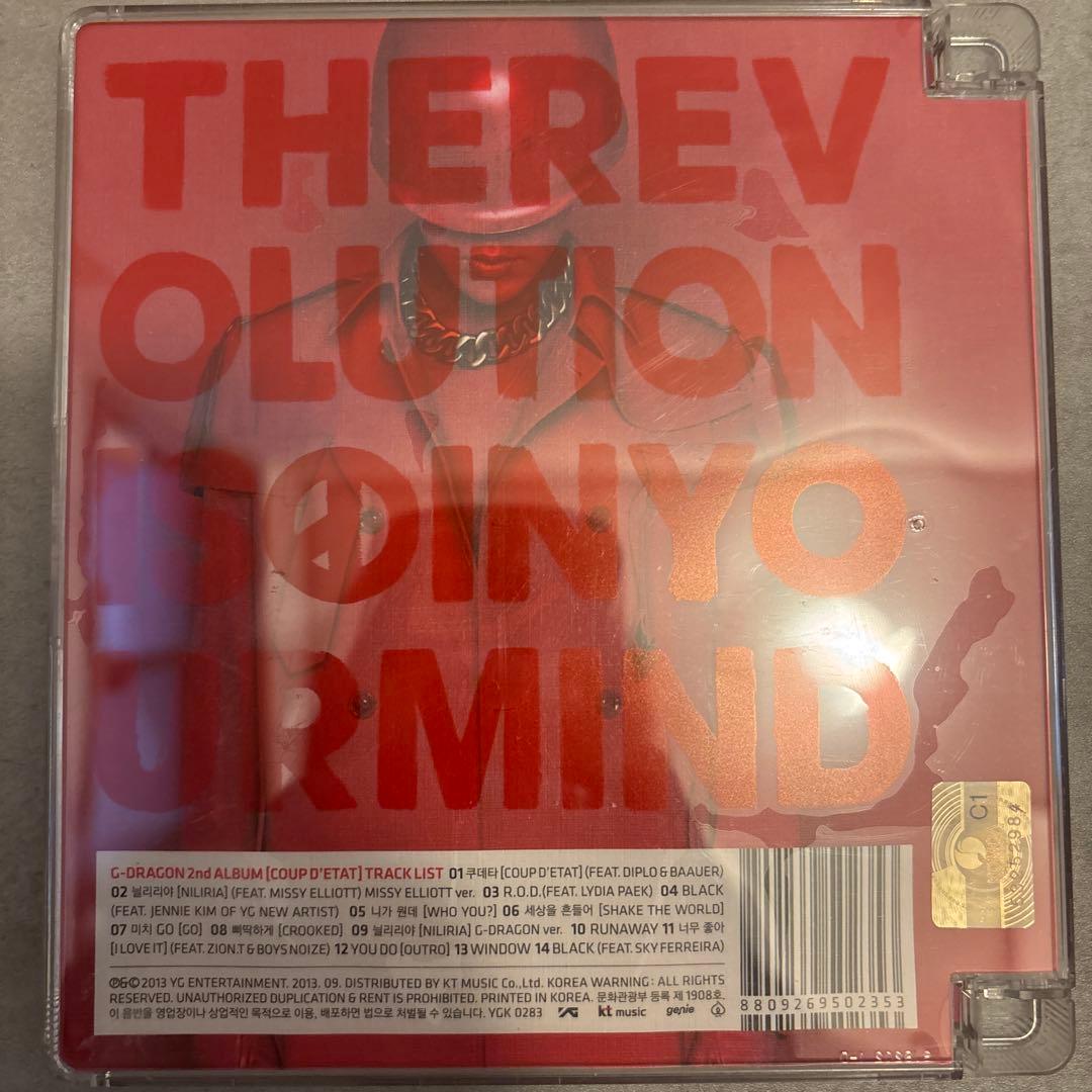 G-DRAGON THEREVOLUTION 特典CD付き