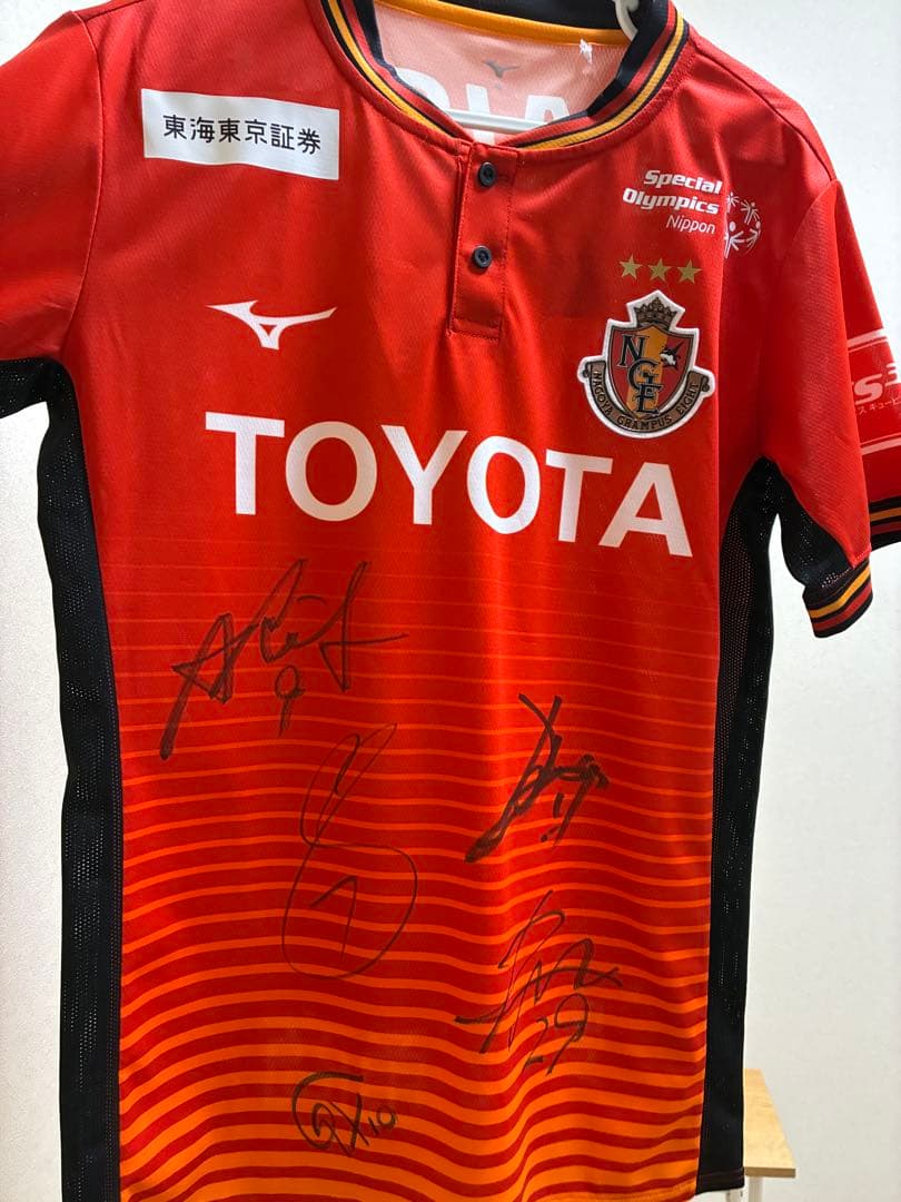 名古屋グランパス サイン入りシャツ M