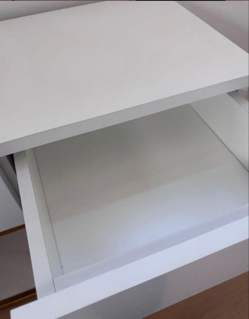 【美品】ホワイトモダンテレビボード 引き出し付き