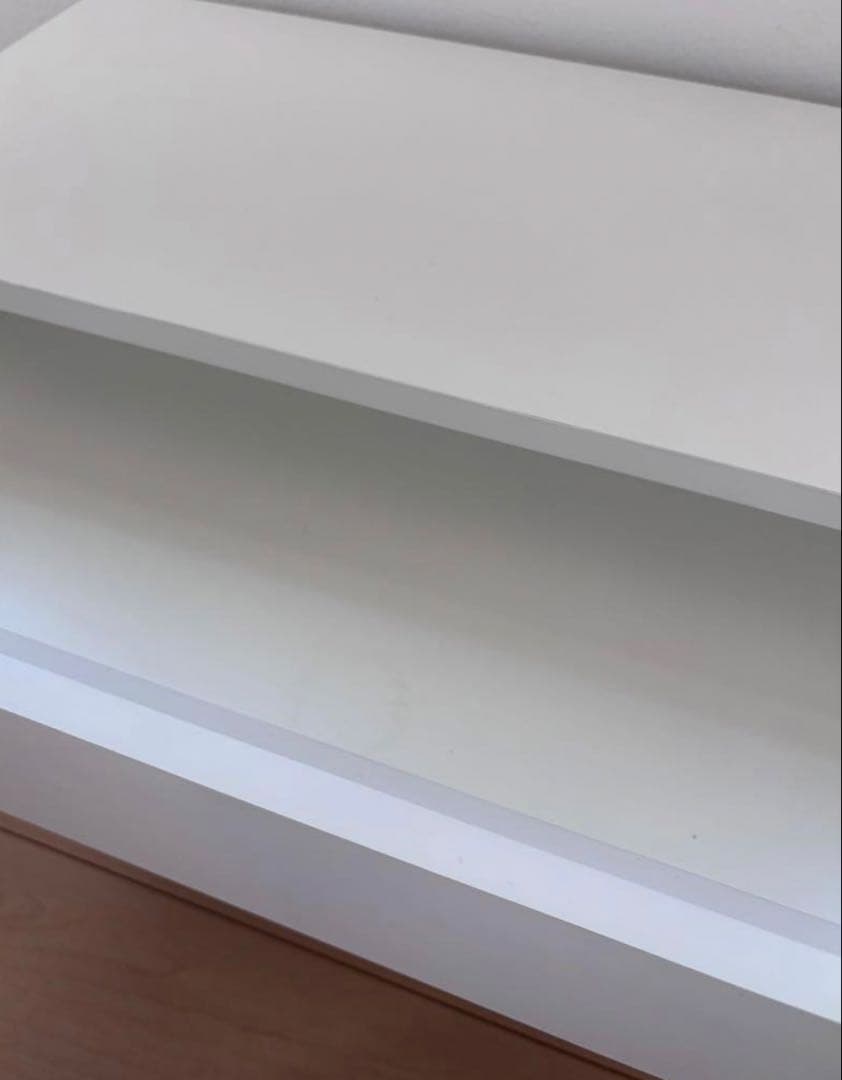 【美品】ホワイトモダンテレビボード 引き出し付き