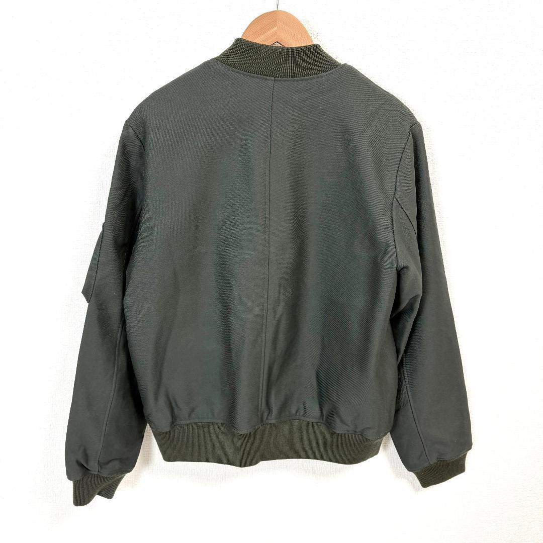 【美品】 A.P.C. MA-1ジップアップブルゾン 裏地キルティング M