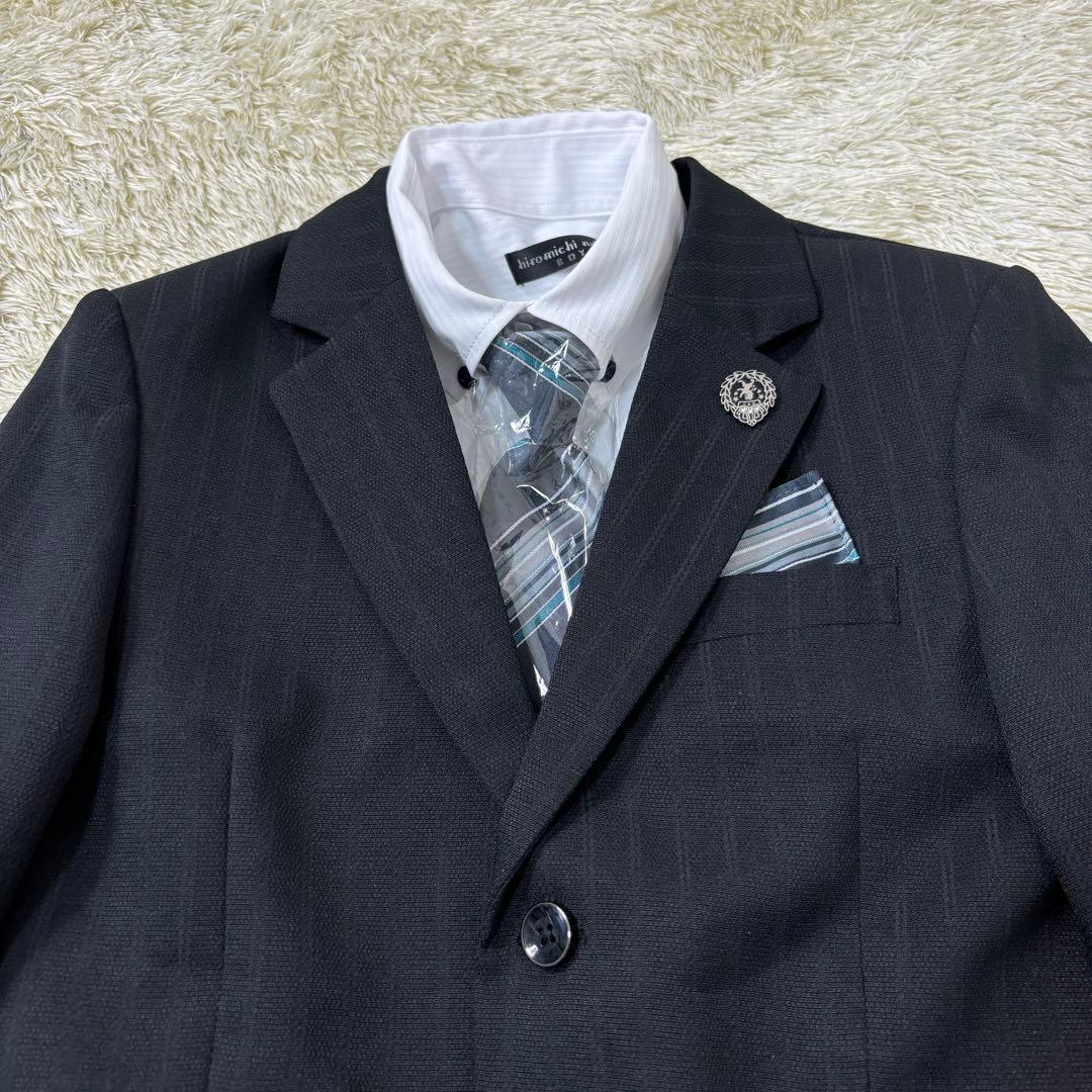 新品 ヒロミチナカノ 120㎝Ｂ フォーマルスーツ　5点 入学式 ぽっちゃり