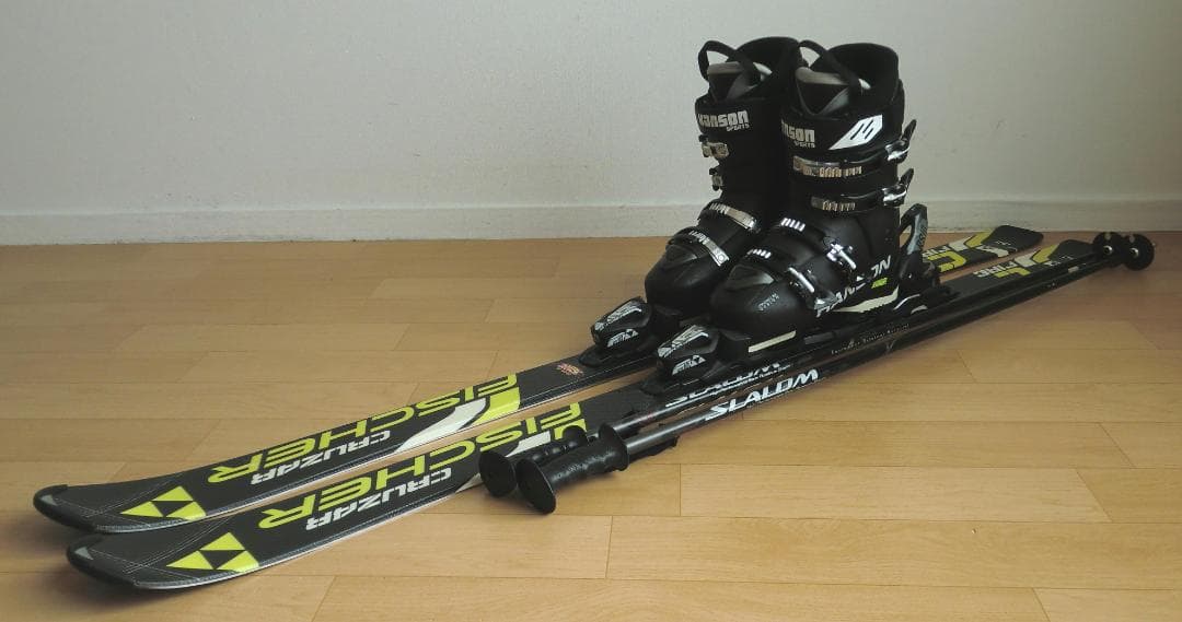 ■送料無料■フィッシャー■メンズスキーセット■160/27-27.5■メンテ付■