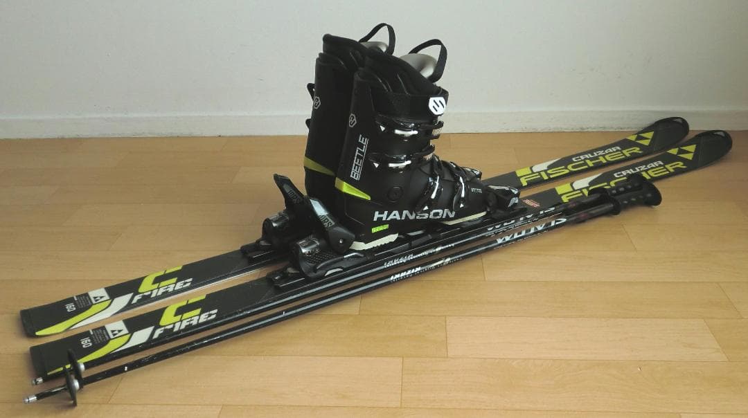 ■送料無料■フィッシャー■メンズスキーセット■160/27-27.5■メンテ付■