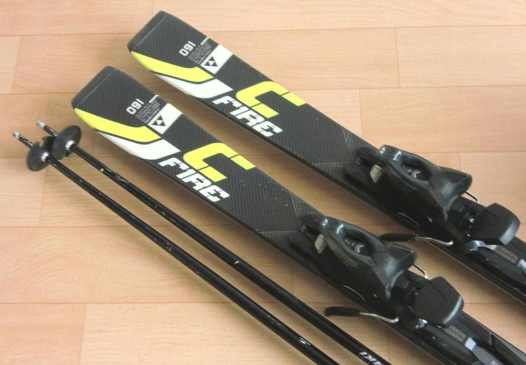 ■送料無料■フィッシャー■メンズスキーセット■160/27-27.5■メンテ付■