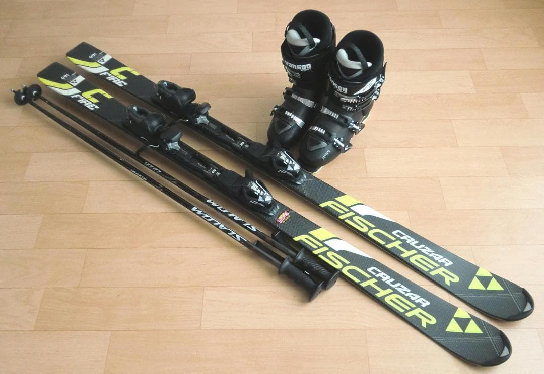 ■送料無料■フィッシャー■メンズスキーセット■160/27-27.5■メンテ付■
