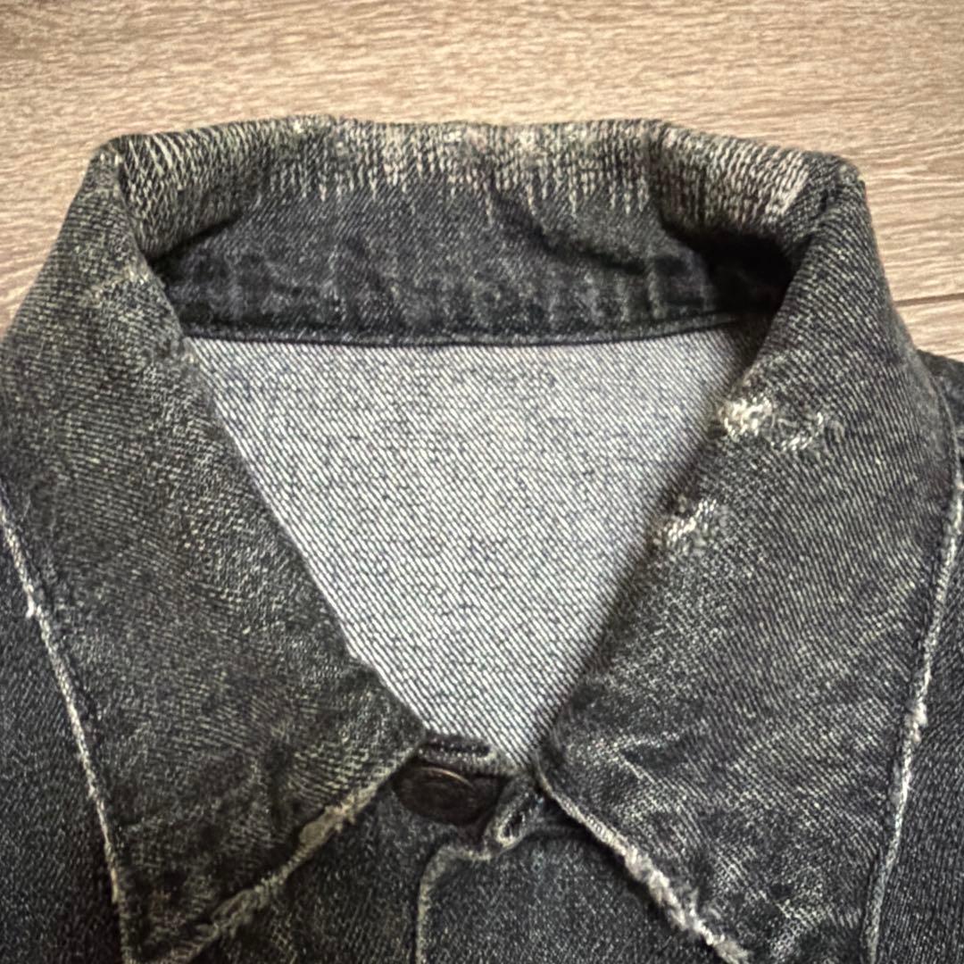 H BEAUTYT&YOUTH ブラックデニムジャケット small