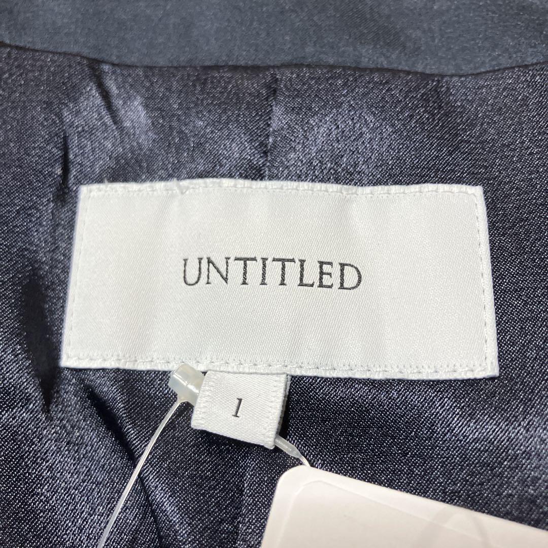 【kmsana】新品　UNTITLEDノーカラー　ツイード　ジャケット　S