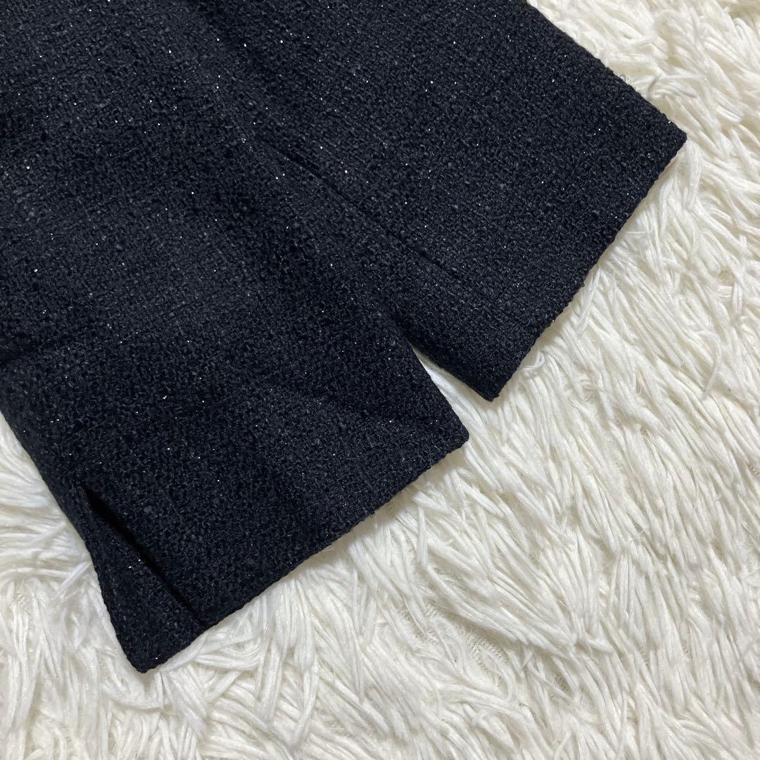 【kmsana】新品　UNTITLEDノーカラー　ツイード　ジャケット　S