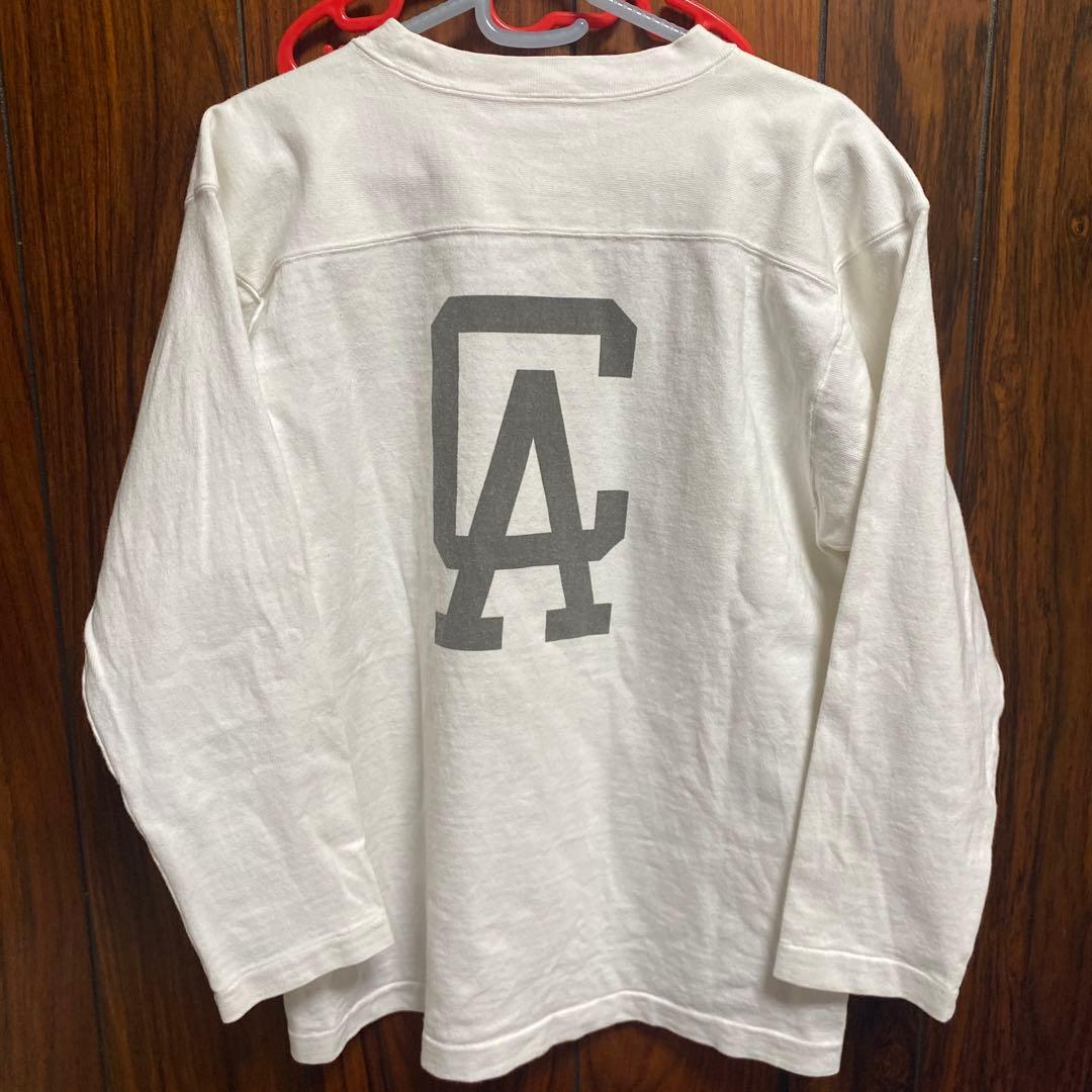 Standard California フットボールT 九分袖