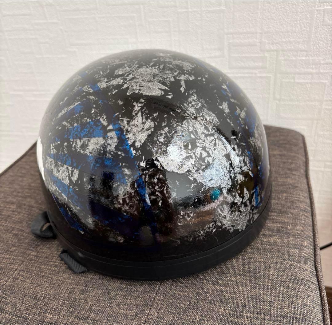 送料込‼️富士日章カスタム半ヘル フリーサイズ