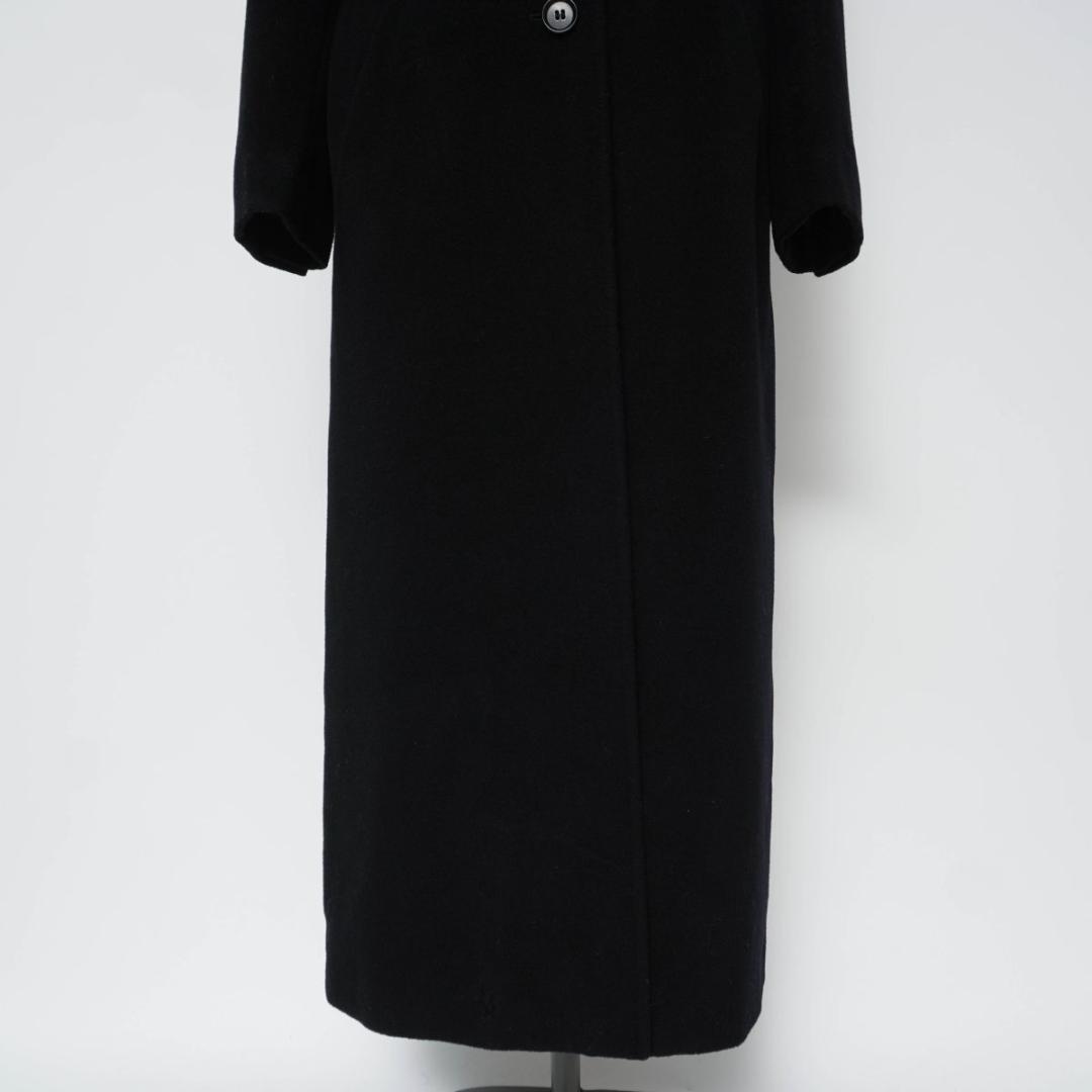 Max Mara ウール チェスターコート ロング 黒 サイズ38*XC1557