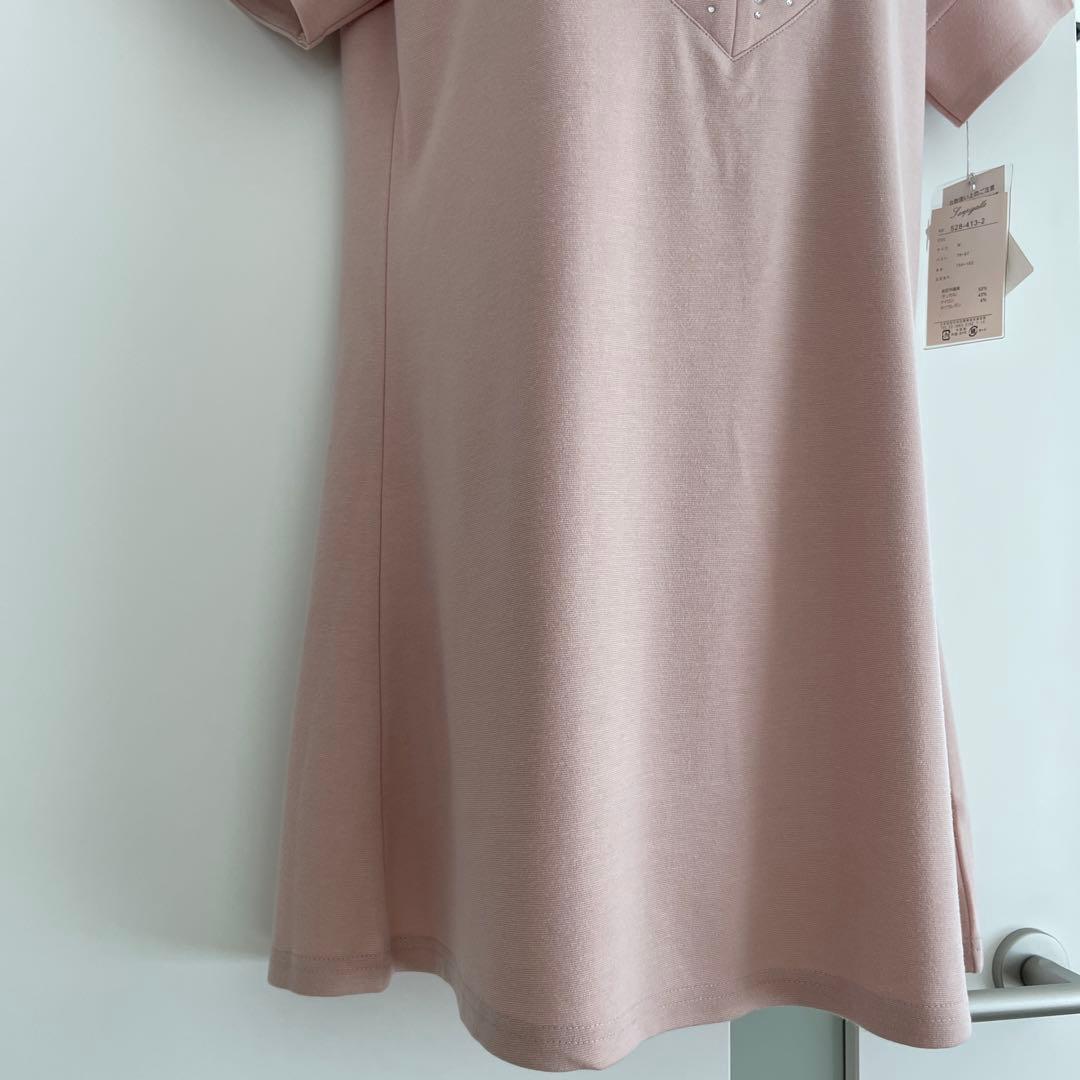 ６３１６【新品】レディースミセストップスカットソー　チュニックブラウスベスト