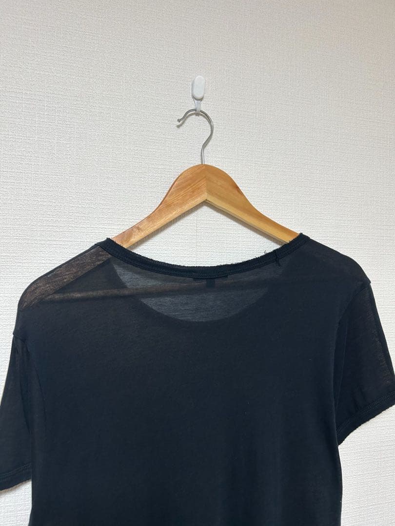 Ann Demeulemeester バイカラー 変形 アシンメトリー Tシャツ
