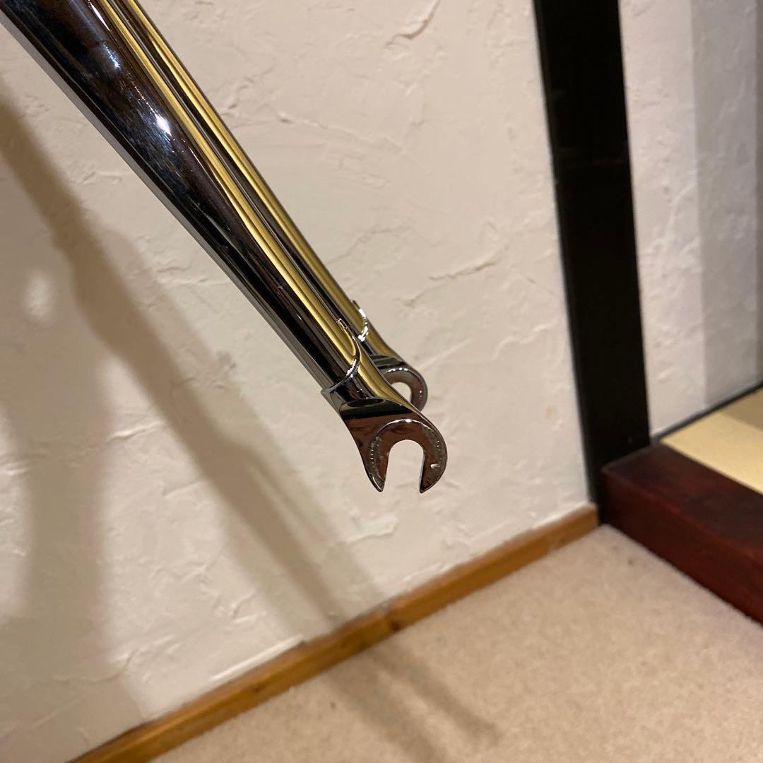 【希少】700c クロモリ ストレートフォークwbase ピストリーダーバイク