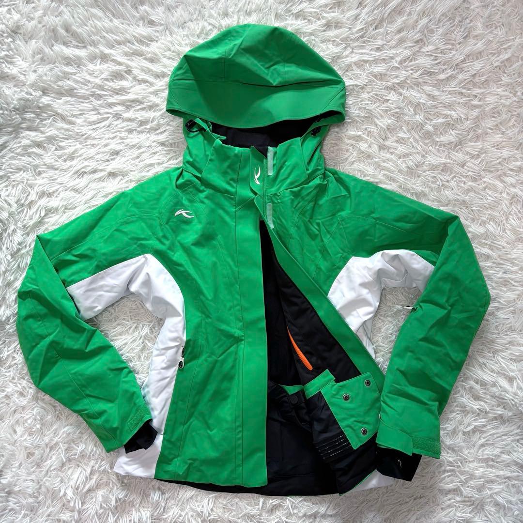 KJUS ジャケット ブルゾン グリーン スノボ スキー 防寒 ジップ