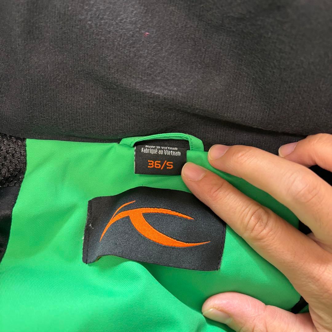 KJUS ジャケット ブルゾン グリーン スノボ スキー 防寒 ジップ