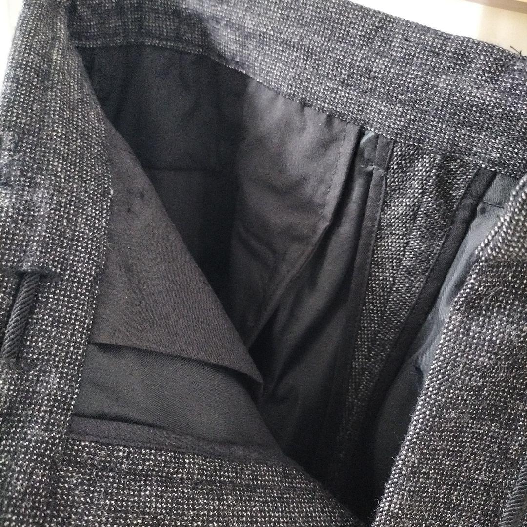 ジュンハシモト　ナノライブラリー　グレー　ウール混紡 シングルブレストスーツ