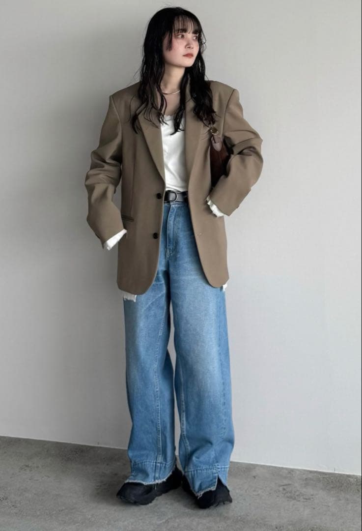 TODAYFUL Over Shoulder Jacket オリーブ38