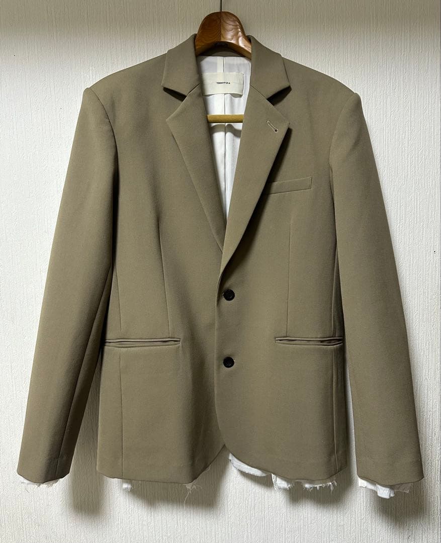 TODAYFUL Over Shoulder Jacket オリーブ38