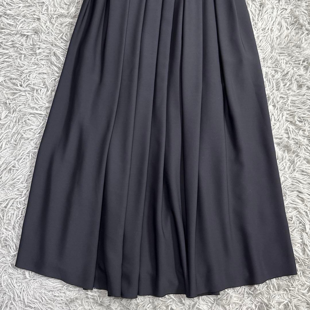 極美品✨フォクシー デイジーリン プリーツフレアドレス ミッドナイト 8.7万