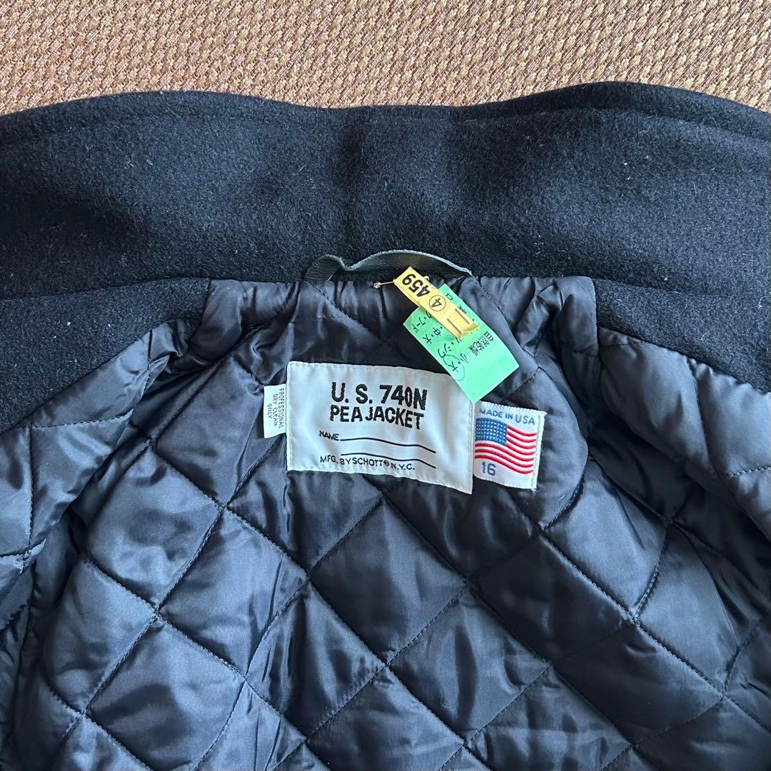 ※専用！　SCHOTT 740B ピーコート サイズ16　ネイビー 32オンス