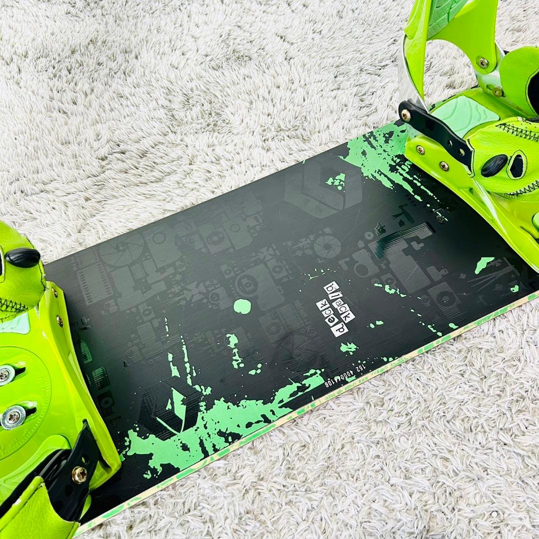 【初心者向け 】FTWO Black Deck メンズ スノーボード 152cm