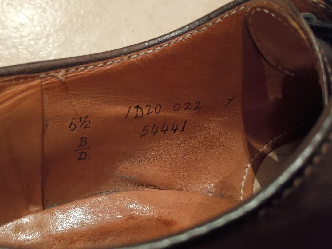 オールデン Alden 54441 Vチップ カーフ